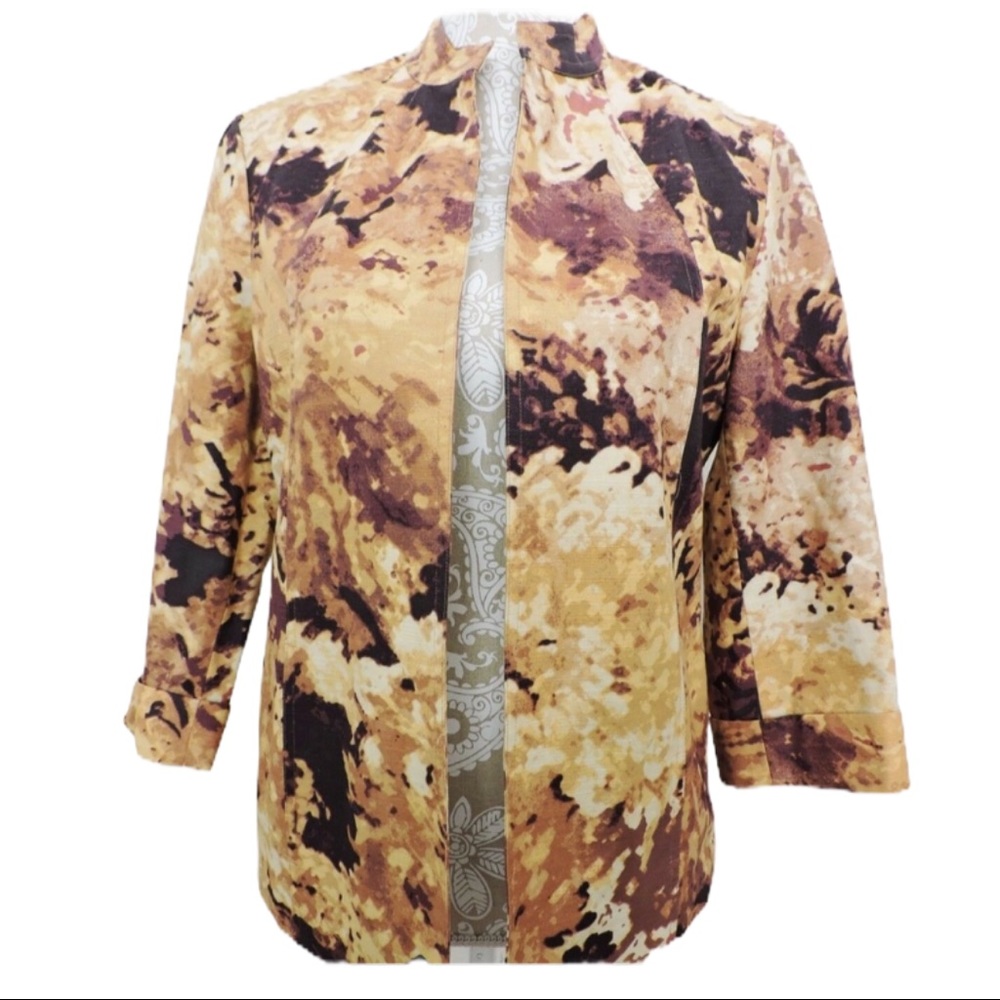 Coldwater Creek Classic Open Blazer 6-8